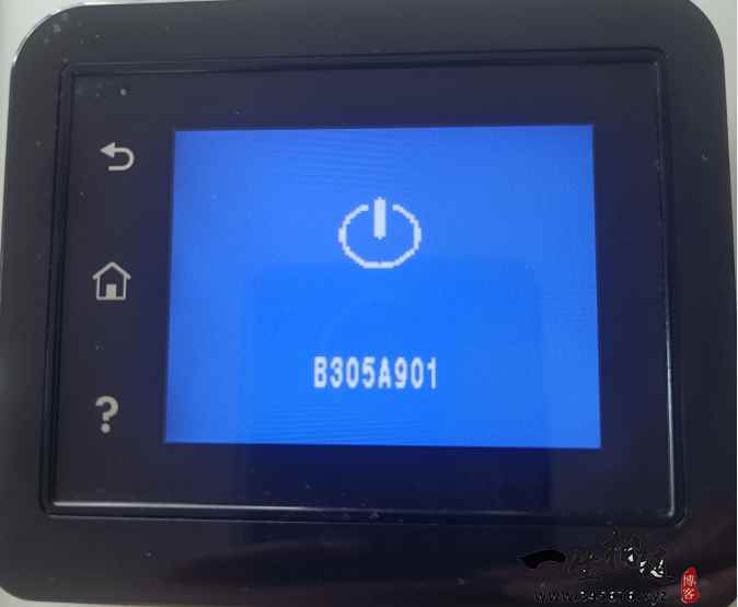 HP惠普M454/M479/M305/M405/M329/M429河流系列激光打印机开机自检后蓝屏报错“B305A901”-智修e站