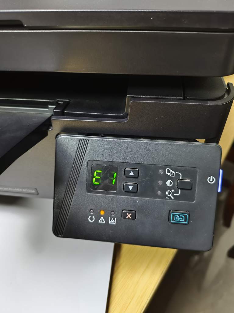 HP惠普M126a报错E1不进纸 纸托盘无动作-智修e站